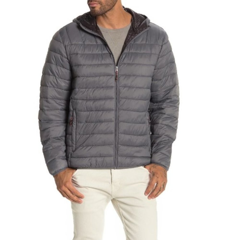 Hawke & Co. Hooded Packable Down Jacket